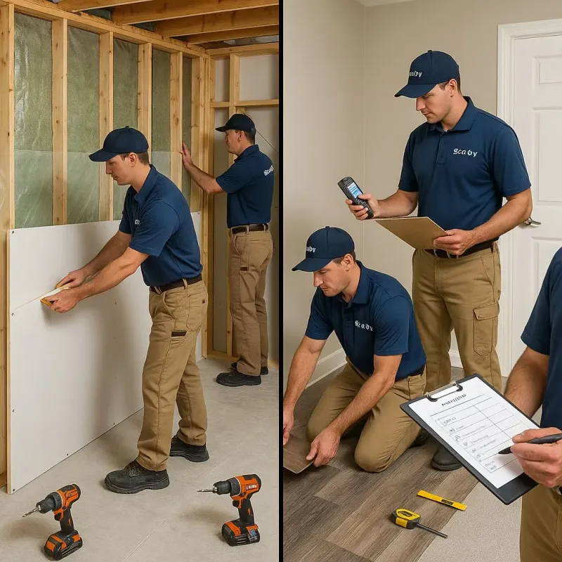 Repairs and Reconstruction process in East Norwich, NY